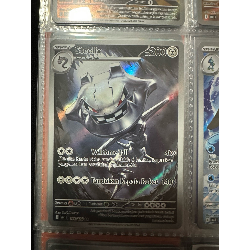 SteelixIdn146ArMa1 ori pokemon card