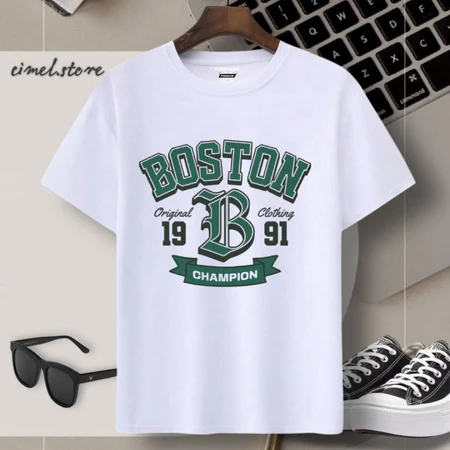 happy.kids.88 | Kaos Atasan Anak Boston B Champion 1991 Umur 3-14 Tahun Lengan pendek Cotton Combed 