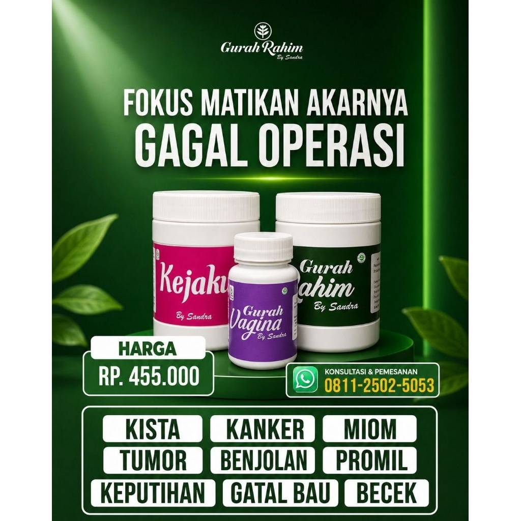Paket Bundling Lengkap 3 in 1 | Gurah Rahim + Kejaku + Gurah Vagina