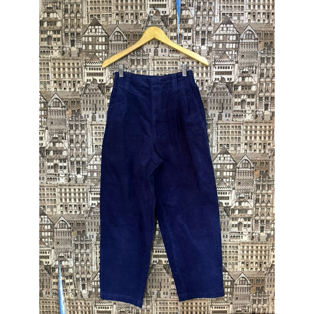 Preloved KULOT CORDUROY UNIQLO X MARNI_BLUE