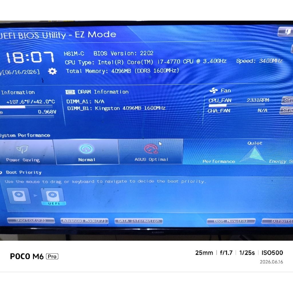 Processor I7 gen 4 4770
