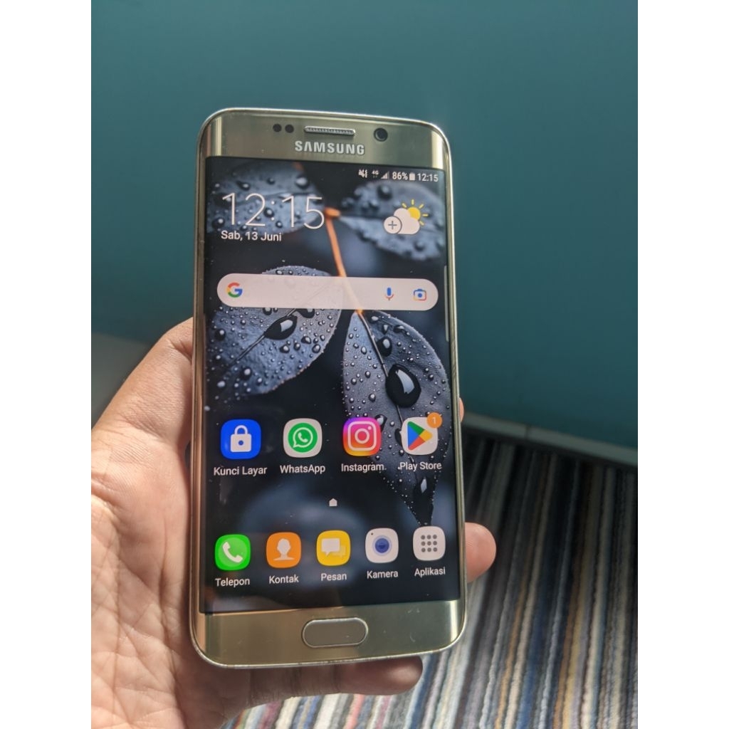 Samsung S6 Edge - Gold (Internal 128 GB)
