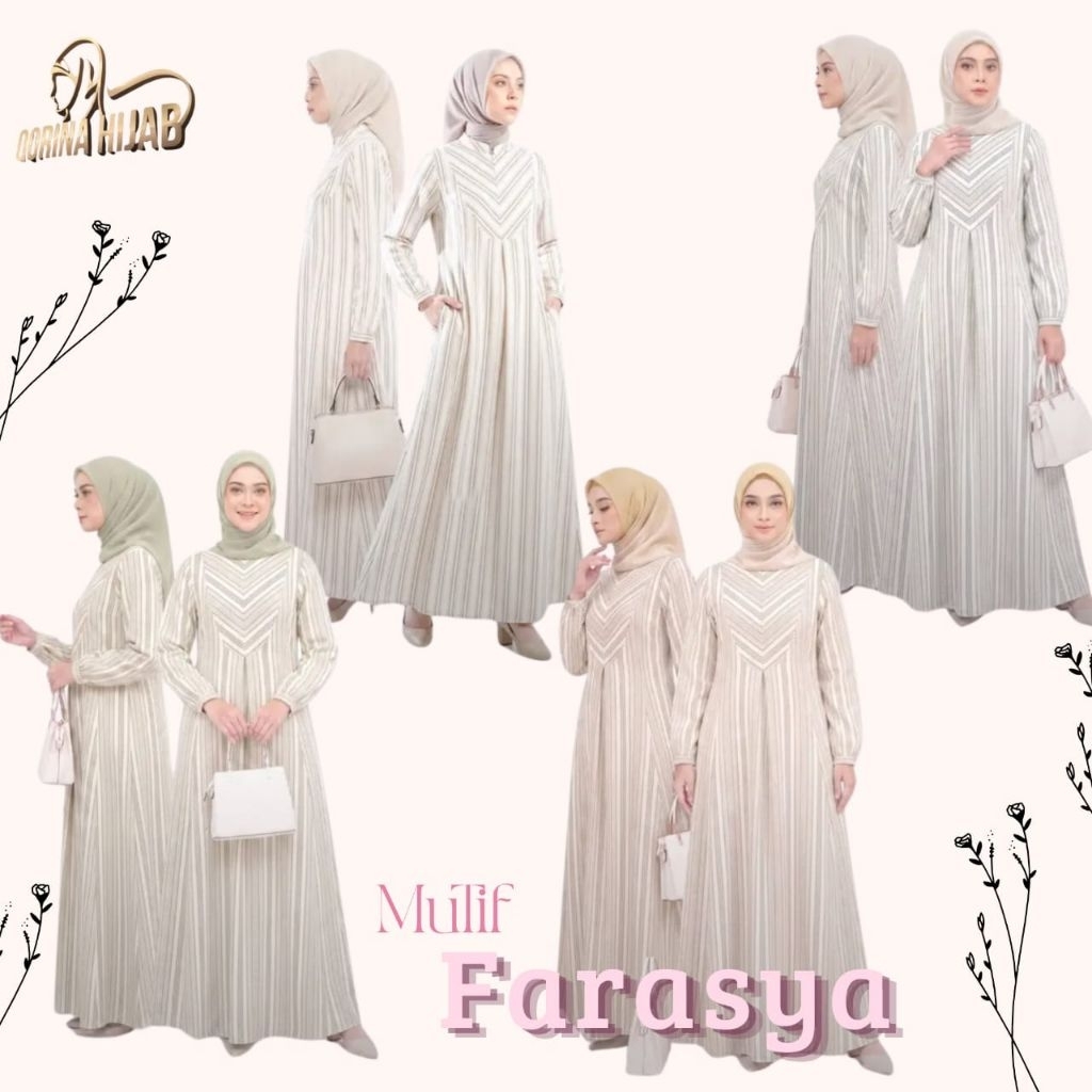 Gamis Mutif Farasya/ Gamis Mutif Terbaru 2026/ Gamis Rumahan/ Gamis Remaja/ Gamis Dewasa
