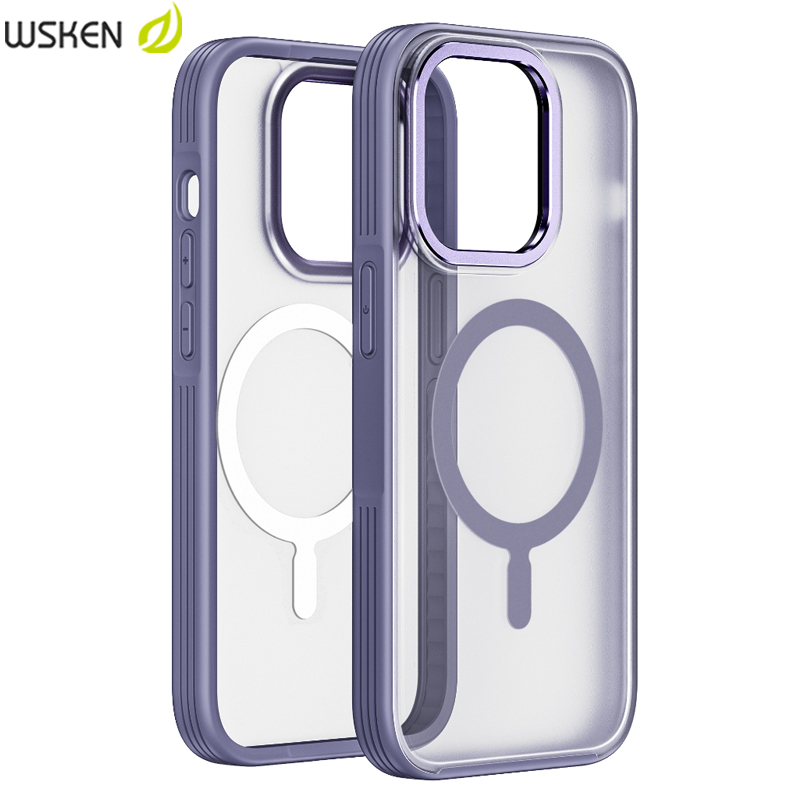 New WSKEN Magnetic Case for iPhone 14 Pro Max Premium Translucent Shockproof Frosted Phone Cover