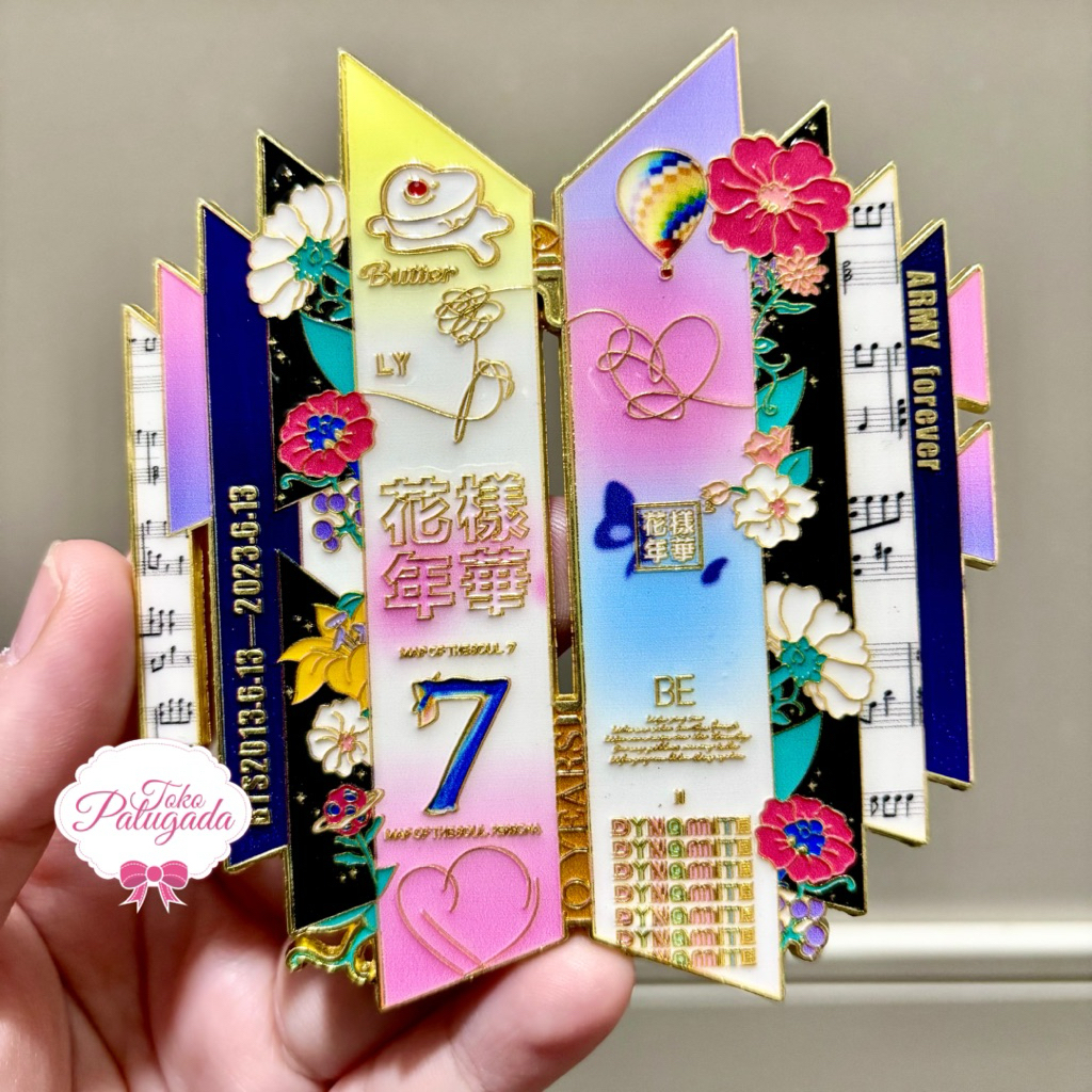 Kpop 10th Anniversary Enamel Pin (fan made) - Pin Kpop - Pins - Enamel Pin Kpop