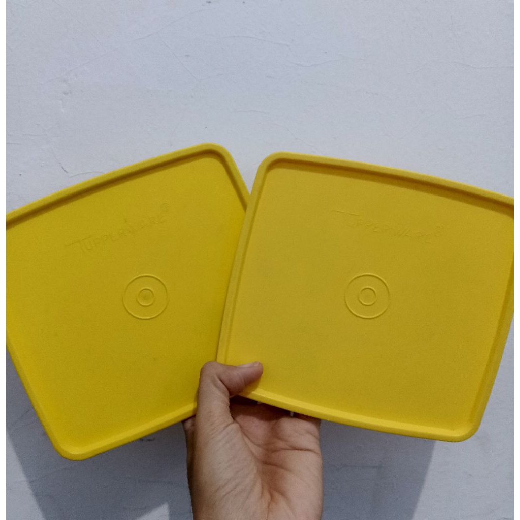 Tutup Ori Tupperware 2pcs Large Square Away 650-600ml