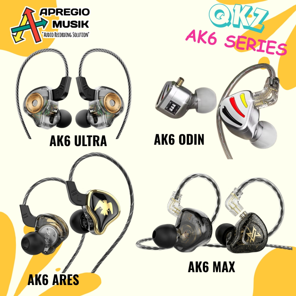Earphone QKZ AK6 Ultra AK6 Ares AK6 MAX QKZ ODIN in ear monitor IEM gamming monitoring