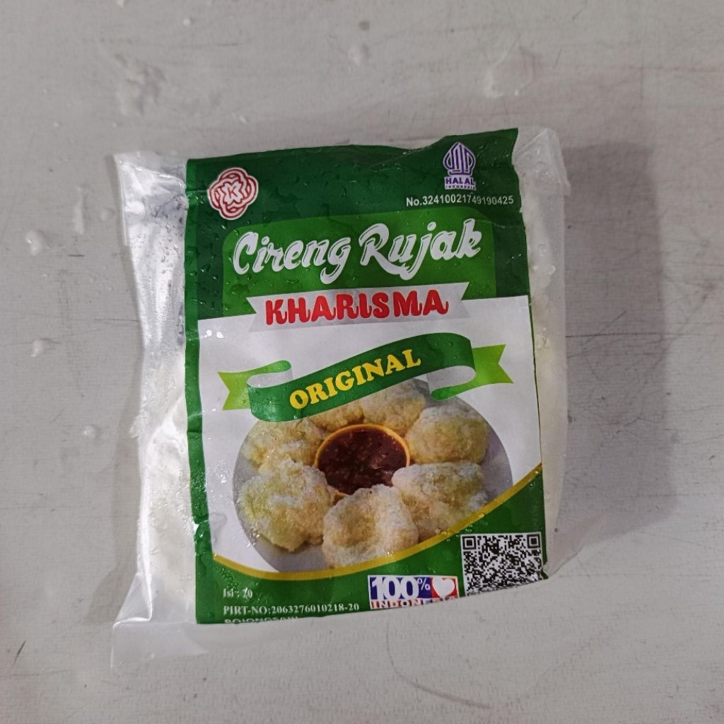 Cireng Rujak Kharisma - 20 Pcs dengan Bumbu Rujak, Beku, dan Pedas