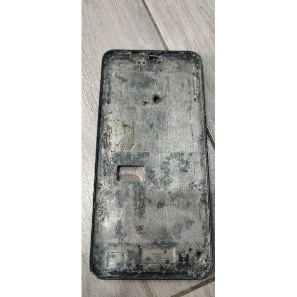 frame tatakan lcd Oppo a12 ORI copotan