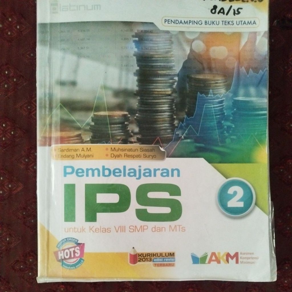 Jual Buku IPS Platinum kelas 8 SMP Kurikulum 2013