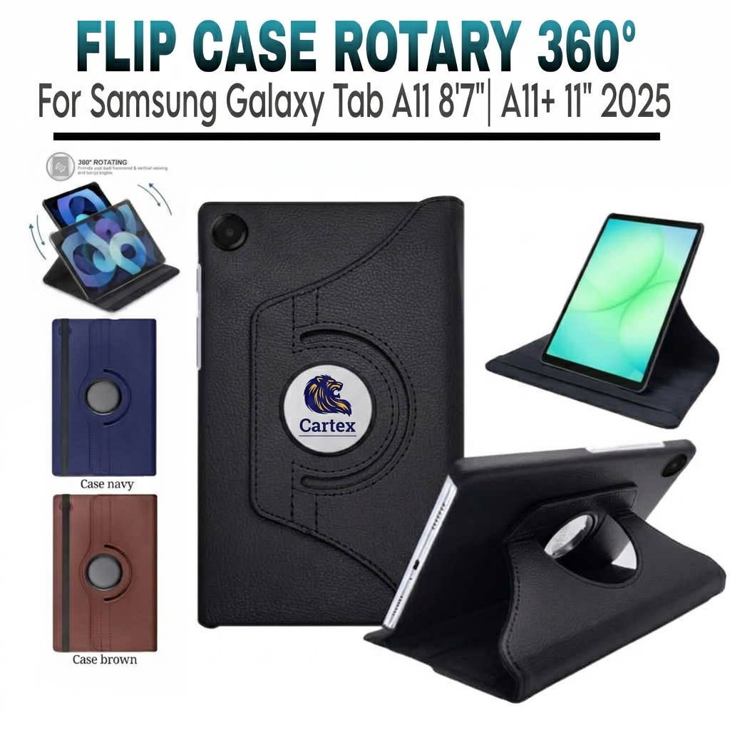 Case Rotary samsung Tab A11 A11+ / case samsung tab a11 / case samsung tab a11 plus  case samsung ga