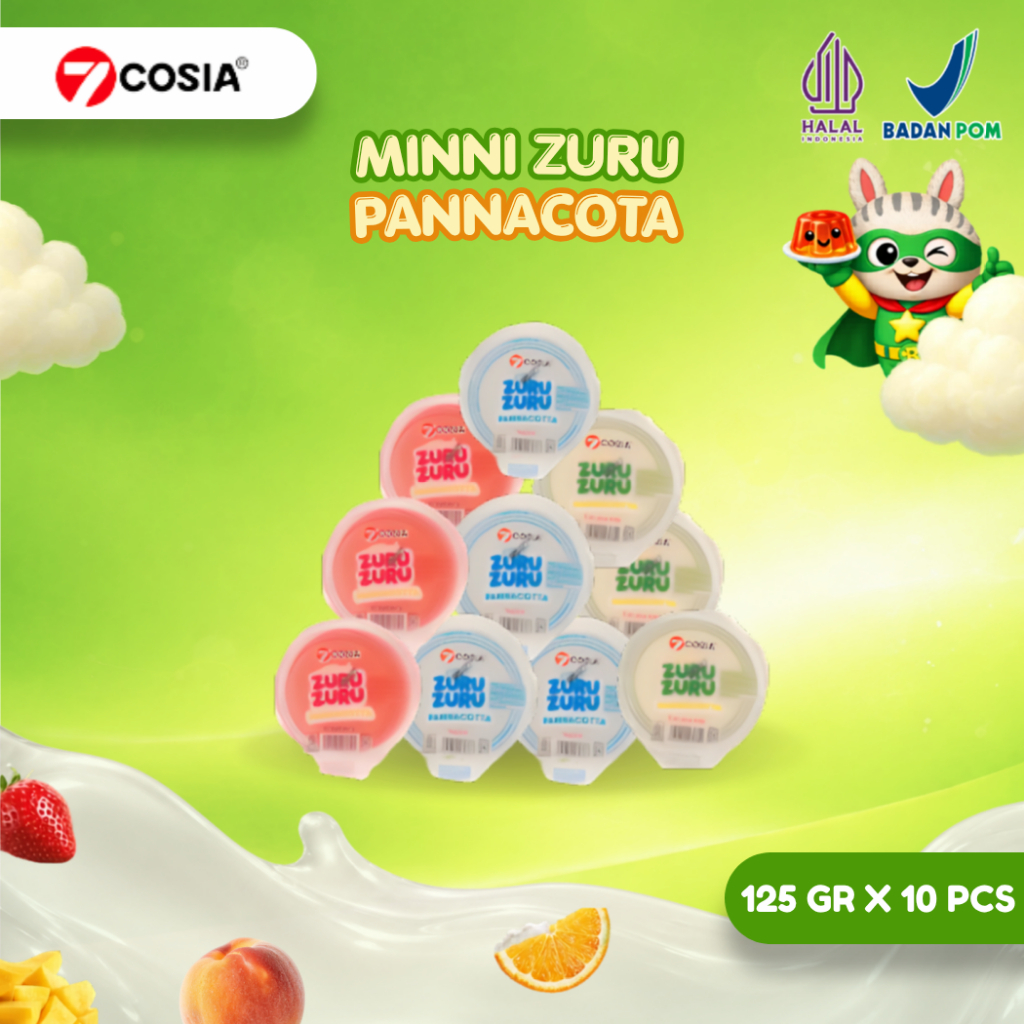 7COSIA MINI ZURU ZURU PANNACOTTA 15GR CEMILAN VIRAL SEHAT LEMBUT & KENYAL ENAK