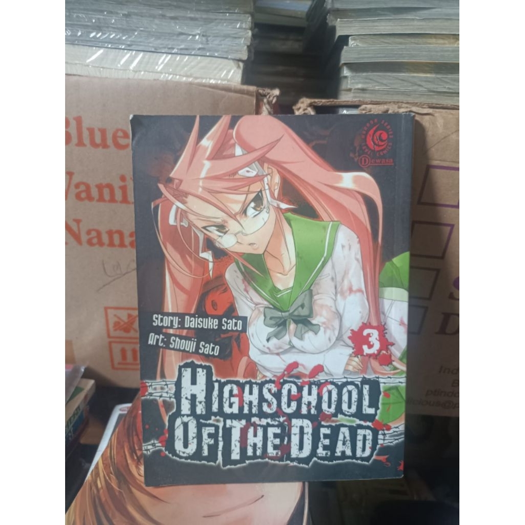 Komik highschool of the dead 3 / komik highschool of the dead vol 3 segel