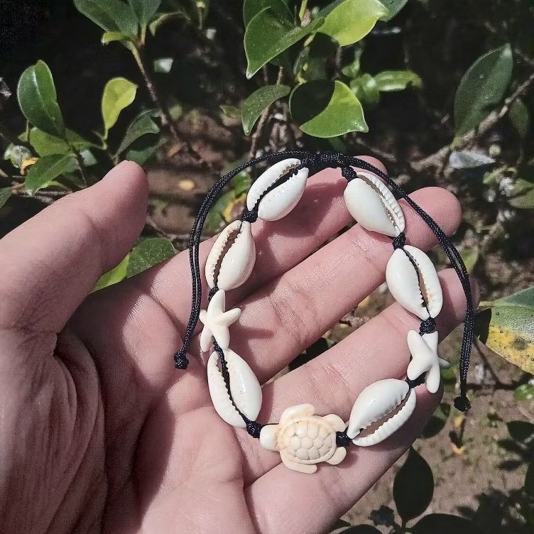 06|gelang kerang kuwuk bintang laut/gelang tali bali