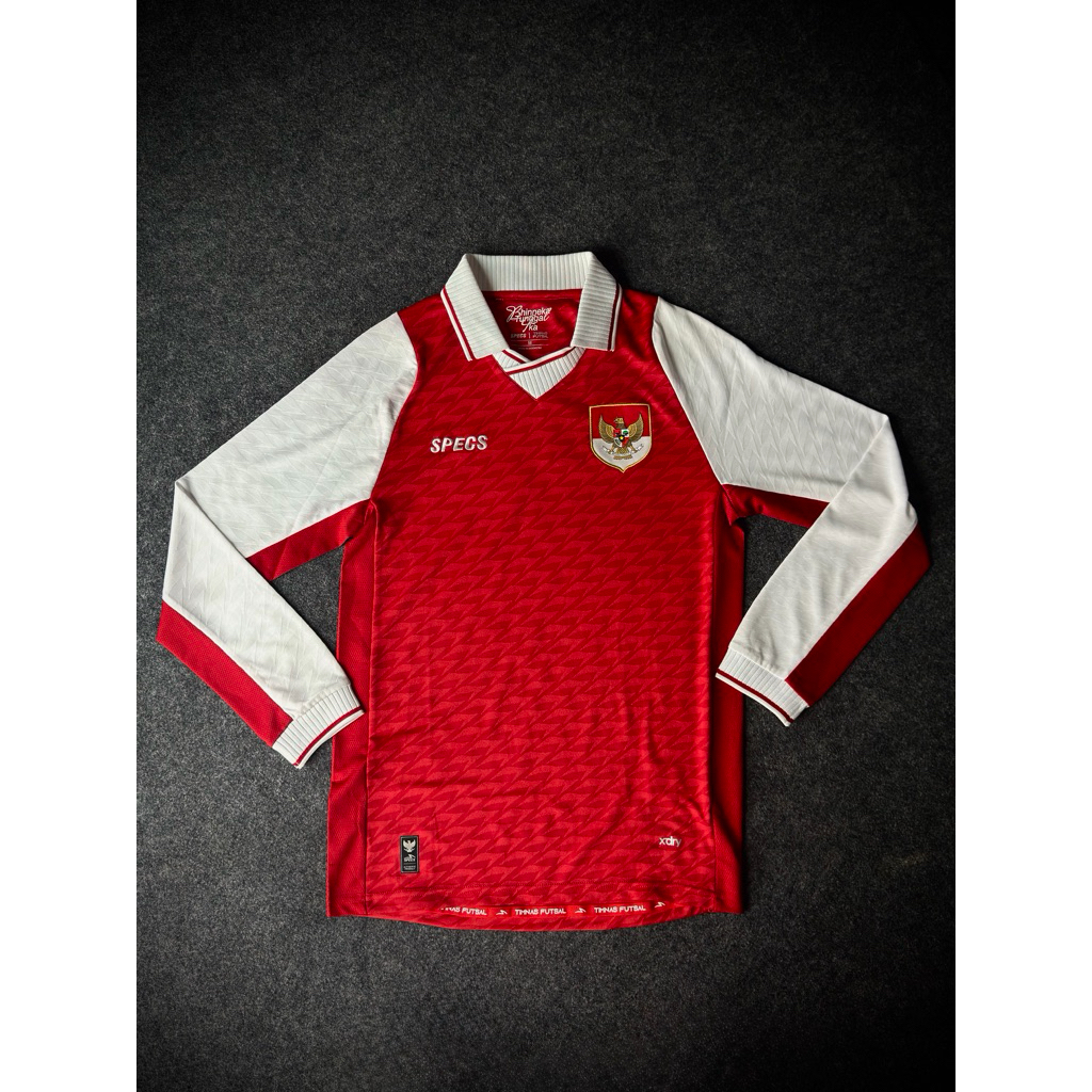jersey timnas futsal indonesia specs long sleeve ls