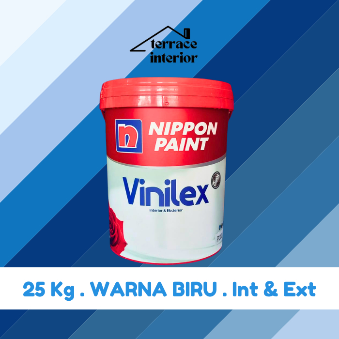 Cat Tembok Vinilex 5000 Interior & Exterior Biru 25 Kg