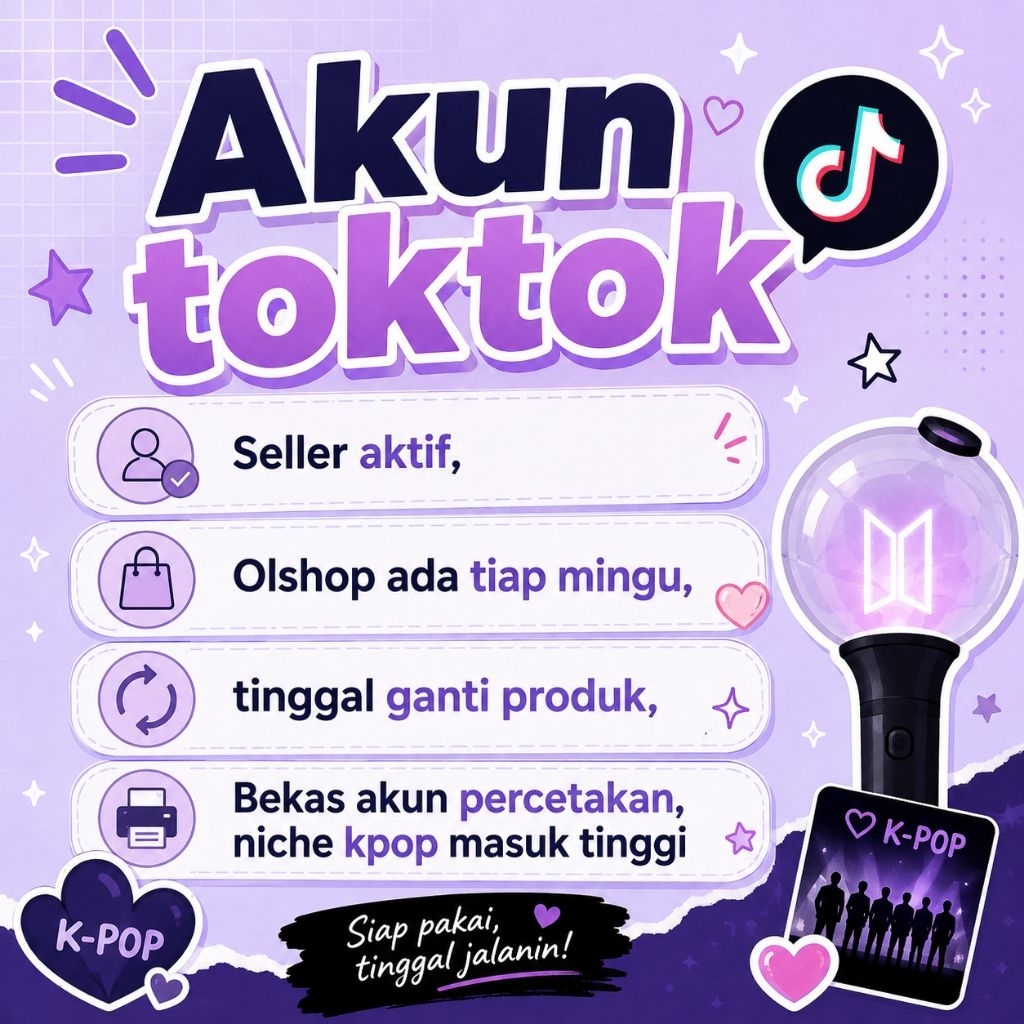 akun toktok seller aktif