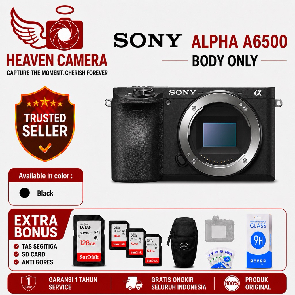Sony Alpha A6500 Body Only Mirrorless Camera / Sony a6500 Body Only