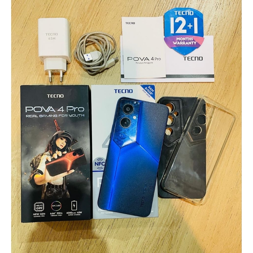 Tecno Pova 4 Pro 8/128 Second Bergaransi