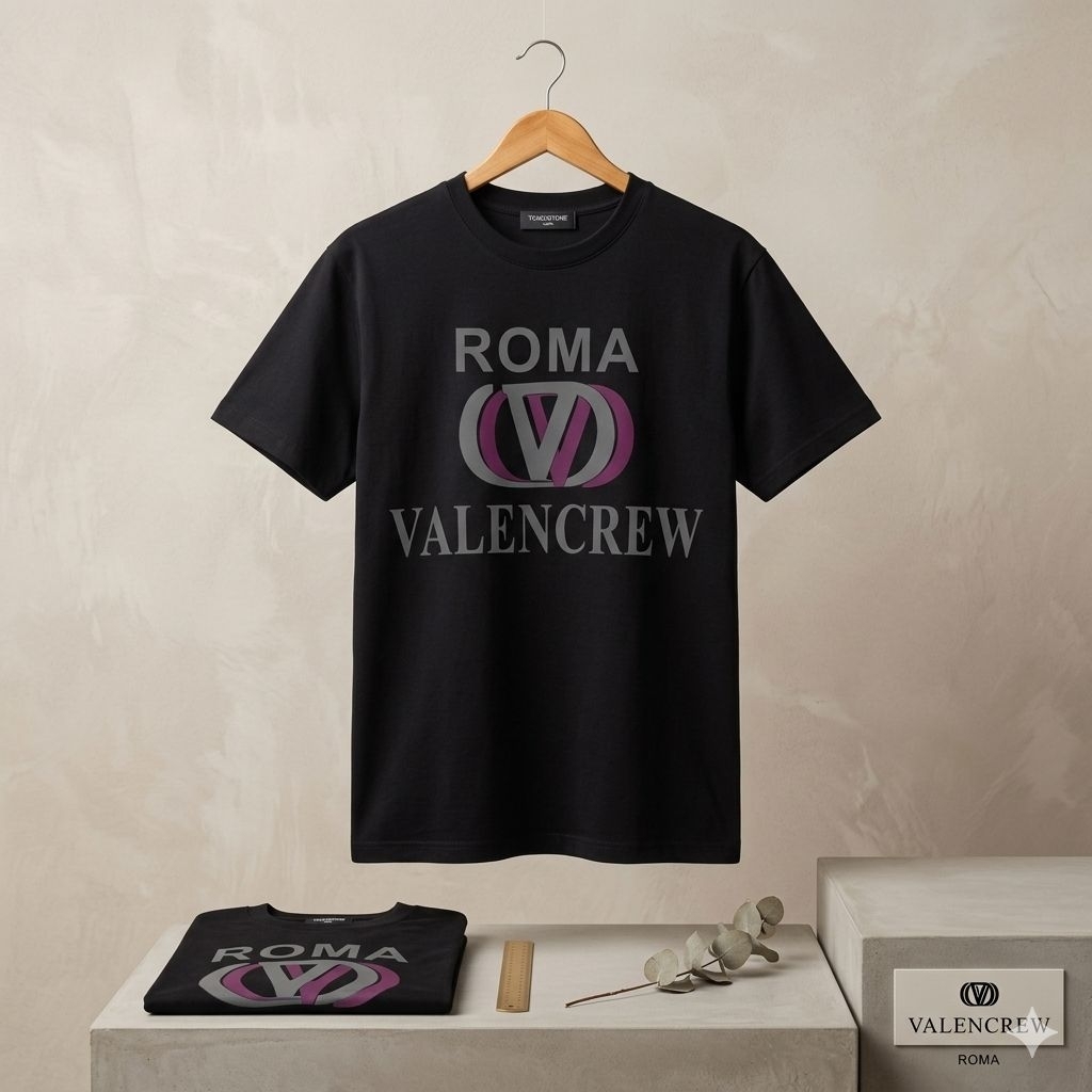Roma Valentino Tourist Louis T-shirt Black