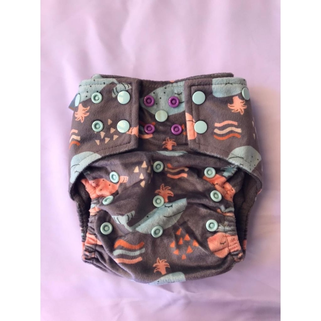 PRELOVED Clodi Sobi Minky (Whale) sepaket