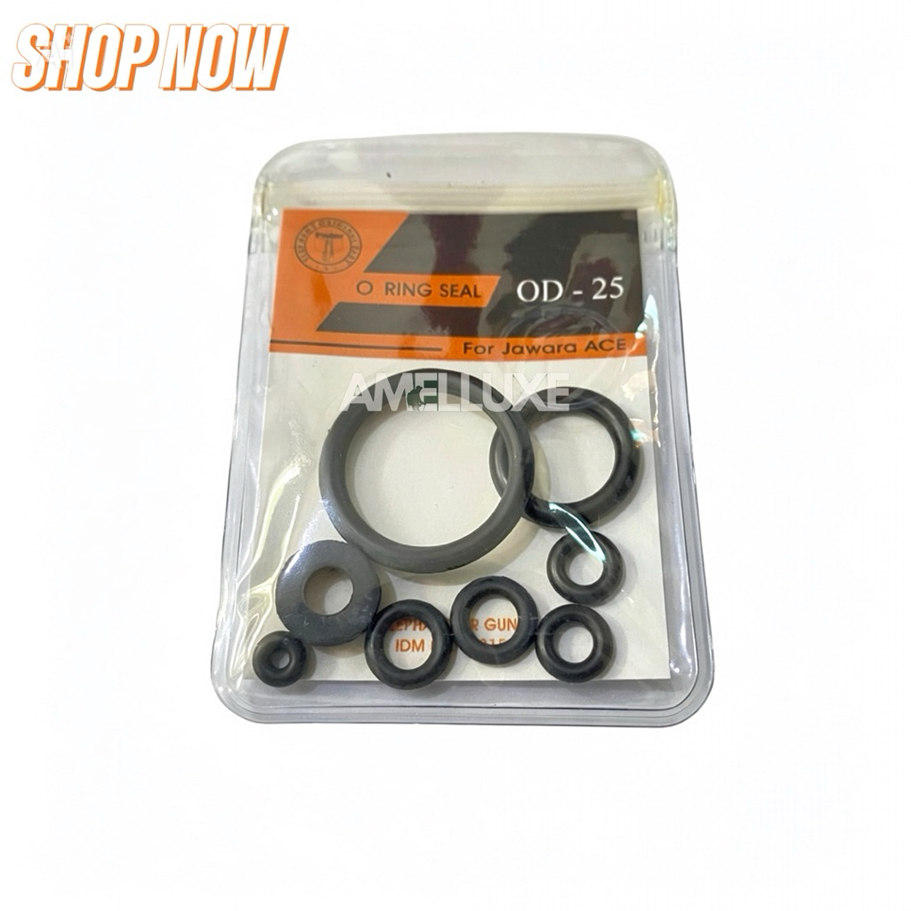 Karet Sil Set Oring Pompa Udara Jawara Ac & Tgr Ukuran 25 Mm Seal Pompa