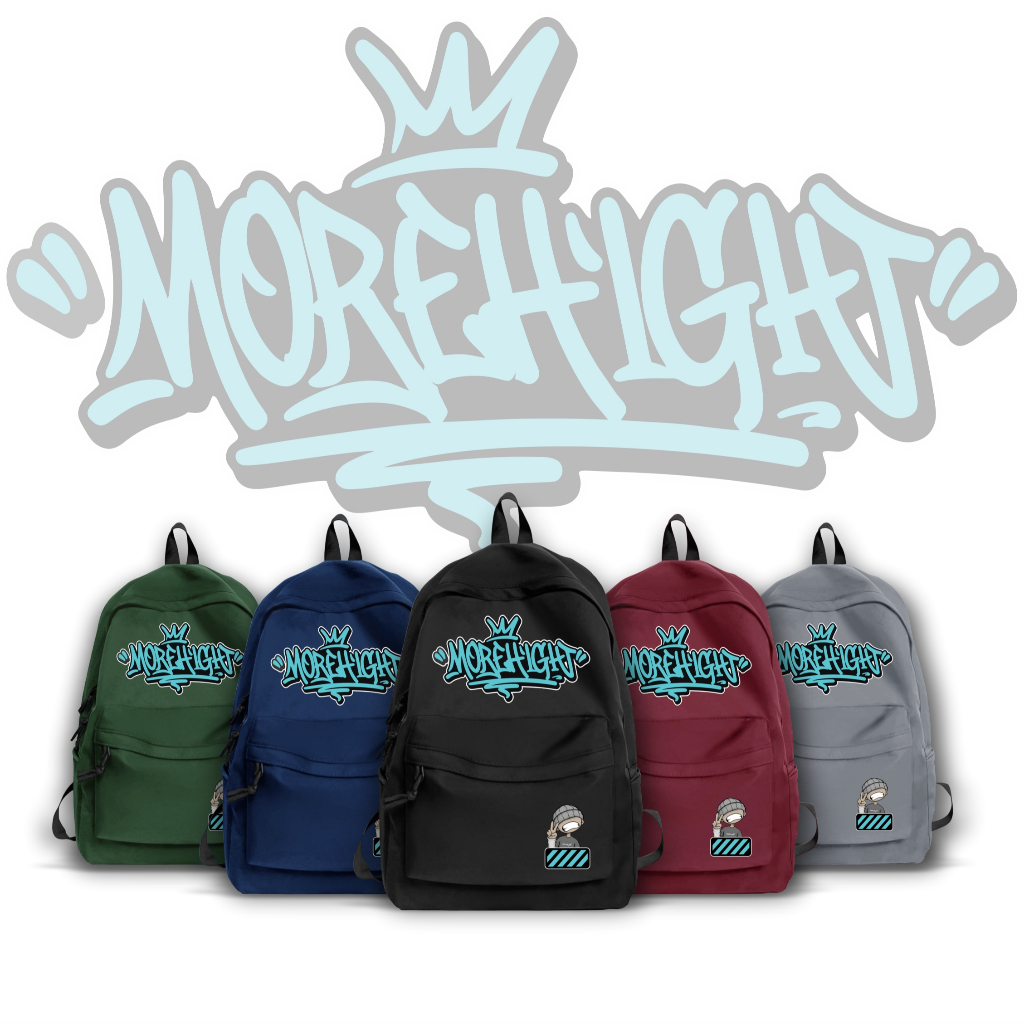 EV.ID Backpack sekolah keren Tas ransel pria wanita Hangout [BS.701]