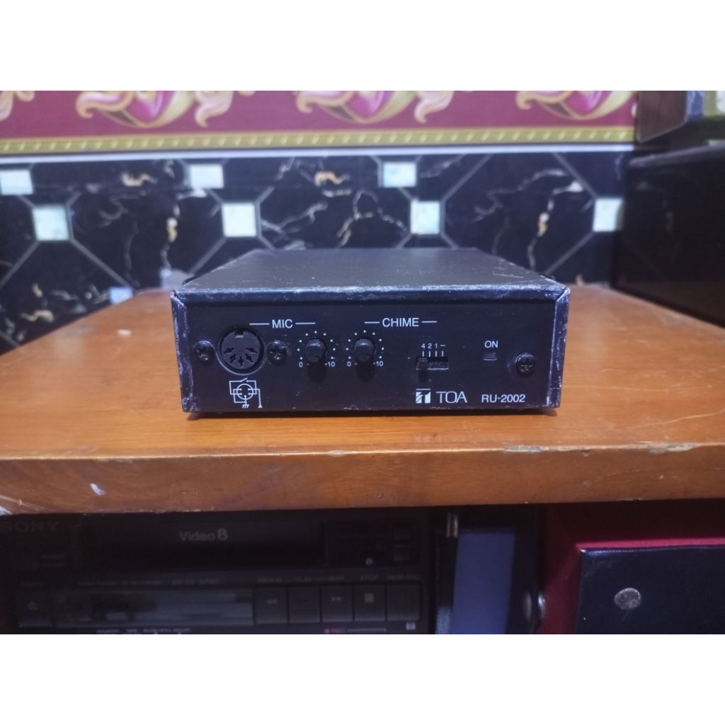 preamp mic TOA RU-2002 Japan original second