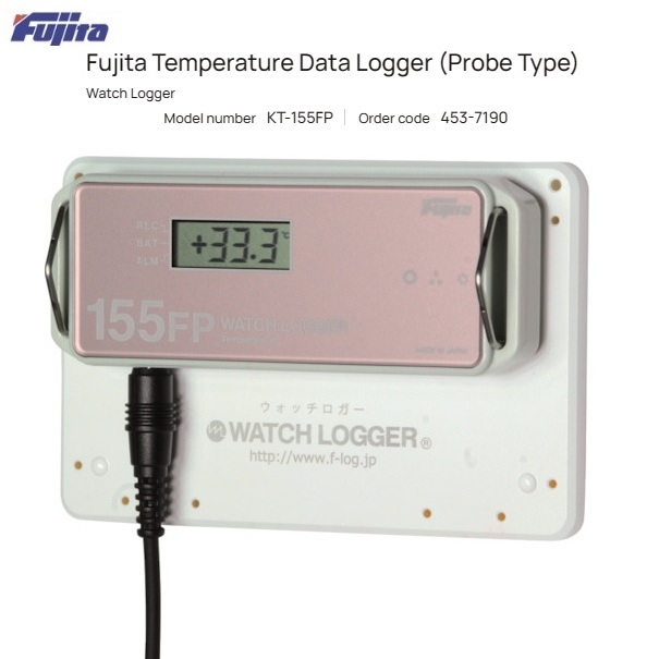 Fujita Temperature Watch Data Logger (Probe Type) KT-155FP