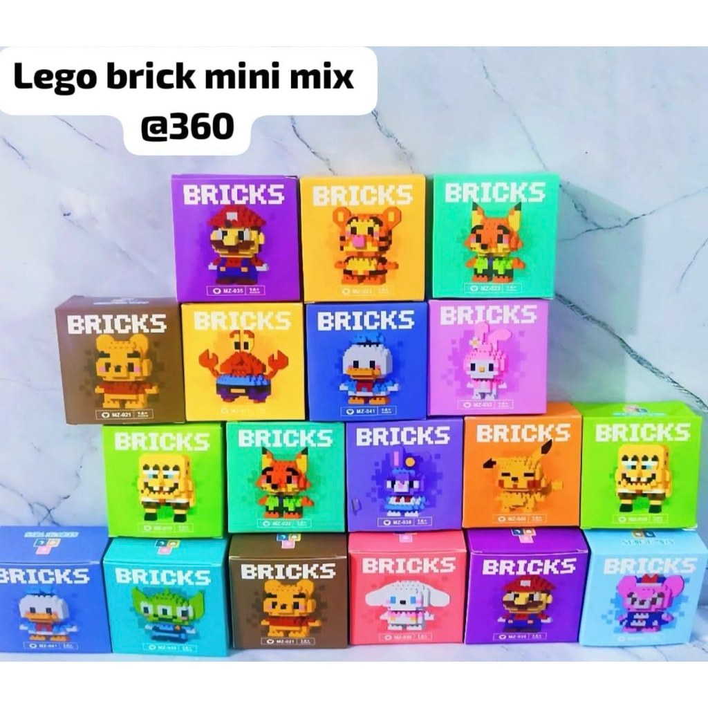 Lego brick mini karakter
