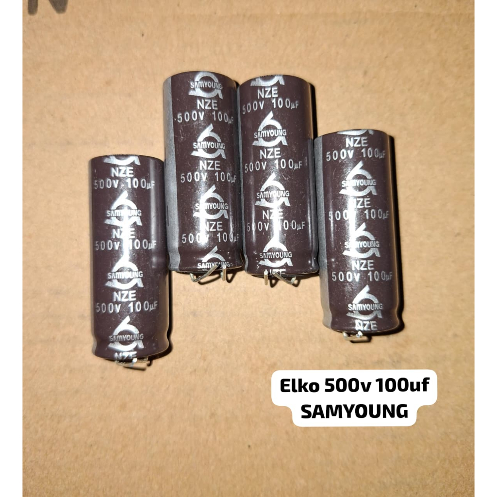 1Pcs 500V 100UF KAPASITOR ELKO 100UF 500V ELCO Original