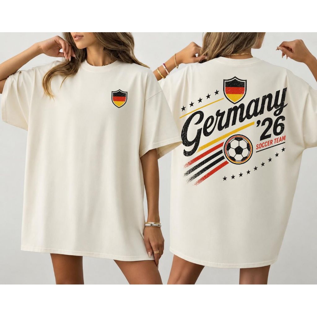 HMD.CO T-Shirt GERMANY SOCCER TEAM Vintage Premium Unisex Shirt | Kaos Bootleg Graphic Tee | Custom 
