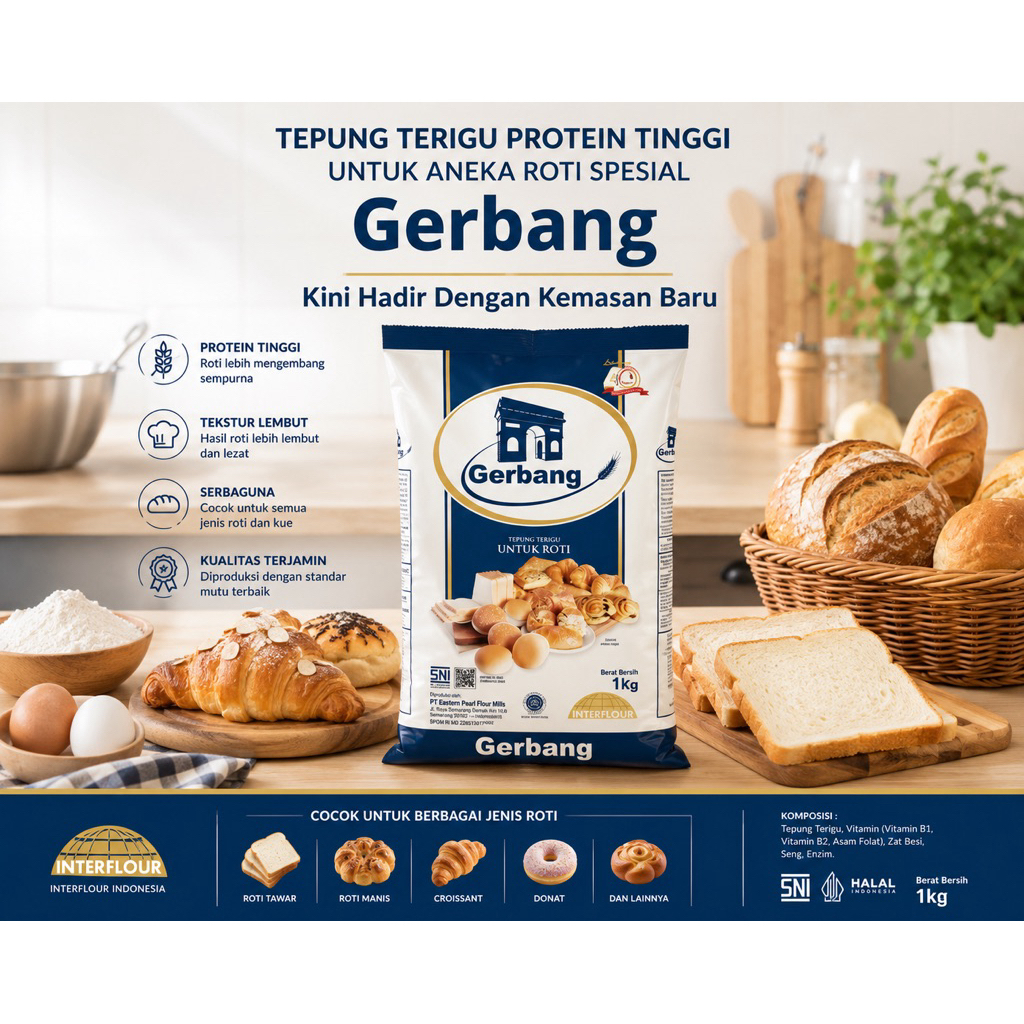 Tepung Terigu Gerbang 1 kg