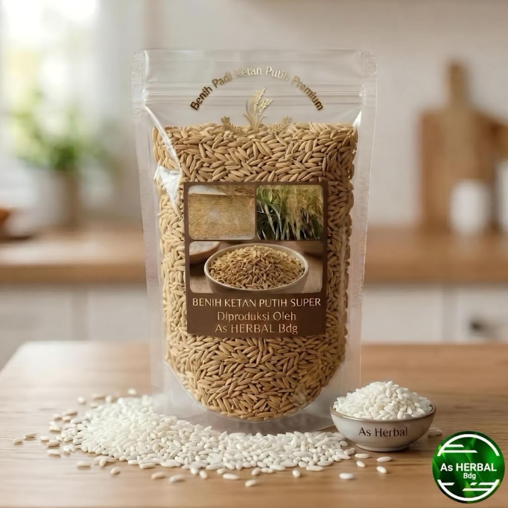 Benih ketan putih bibit padi ketan putih 1 kg-az