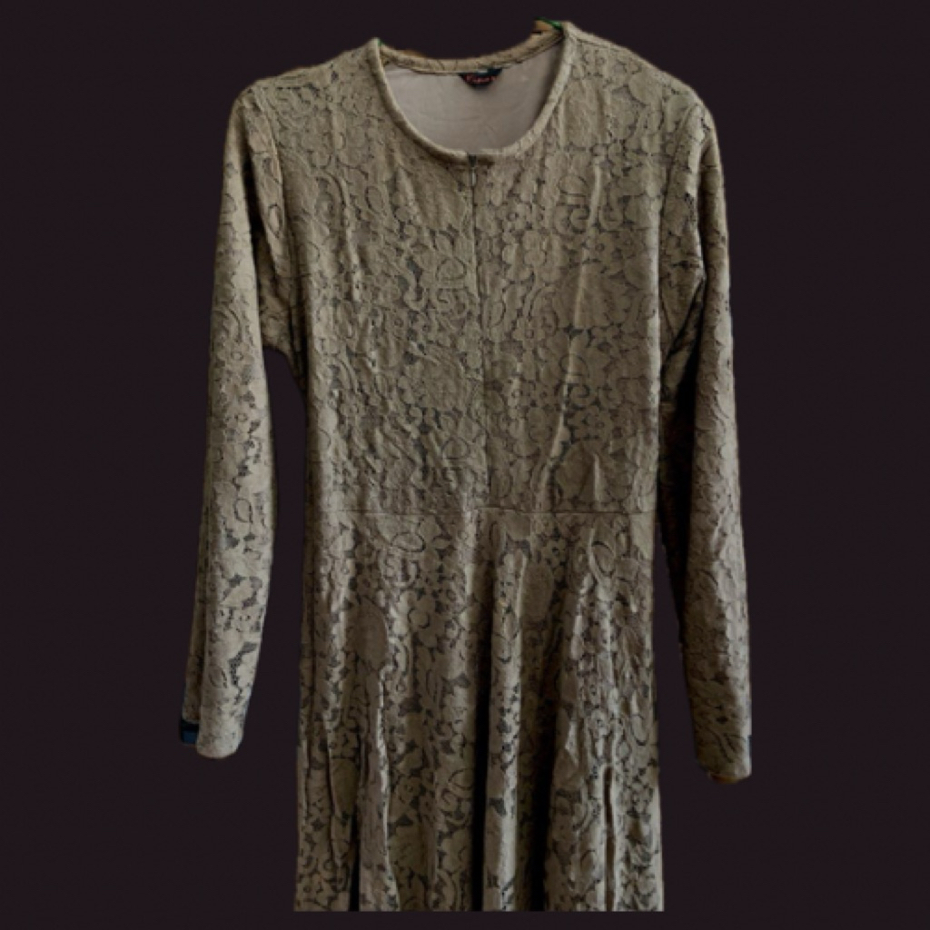 gamis coklat brukat – preloved