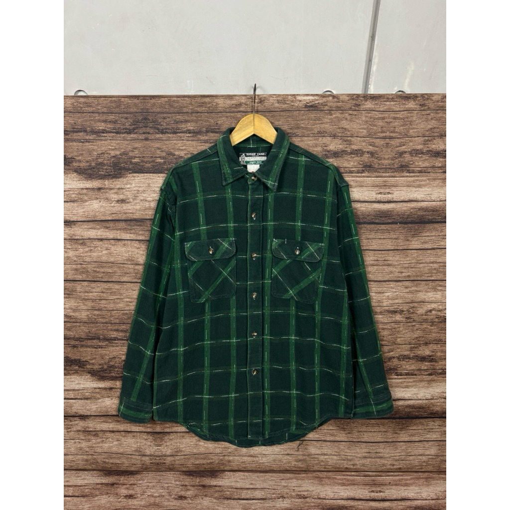 sugar cane toyo enterprise heavyweight flannel shirt #JLFL32