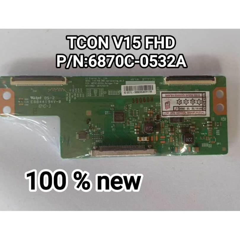 TCON LG 43LM5500PTA Tcon Board Timming control Televisi LED LG 43 inch