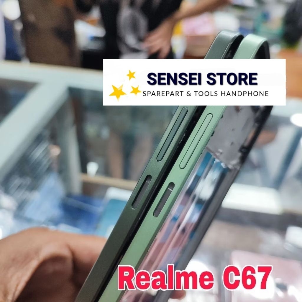 Frame Tatakan lcd Realme C67 Tulang Meddle frame Tulung tengah