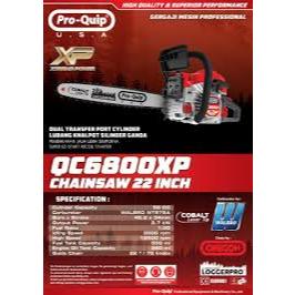 Chainsaw/ Mesin Gergaji kayu Proquip QC6800XP 22 Inch