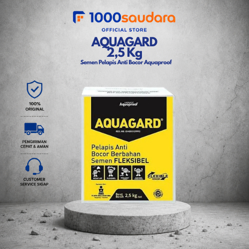 AQUAGARD 2,5 Kg - Semen Pelapis Anti Bocor Aquaproof AQUAGARD 2.5 kg