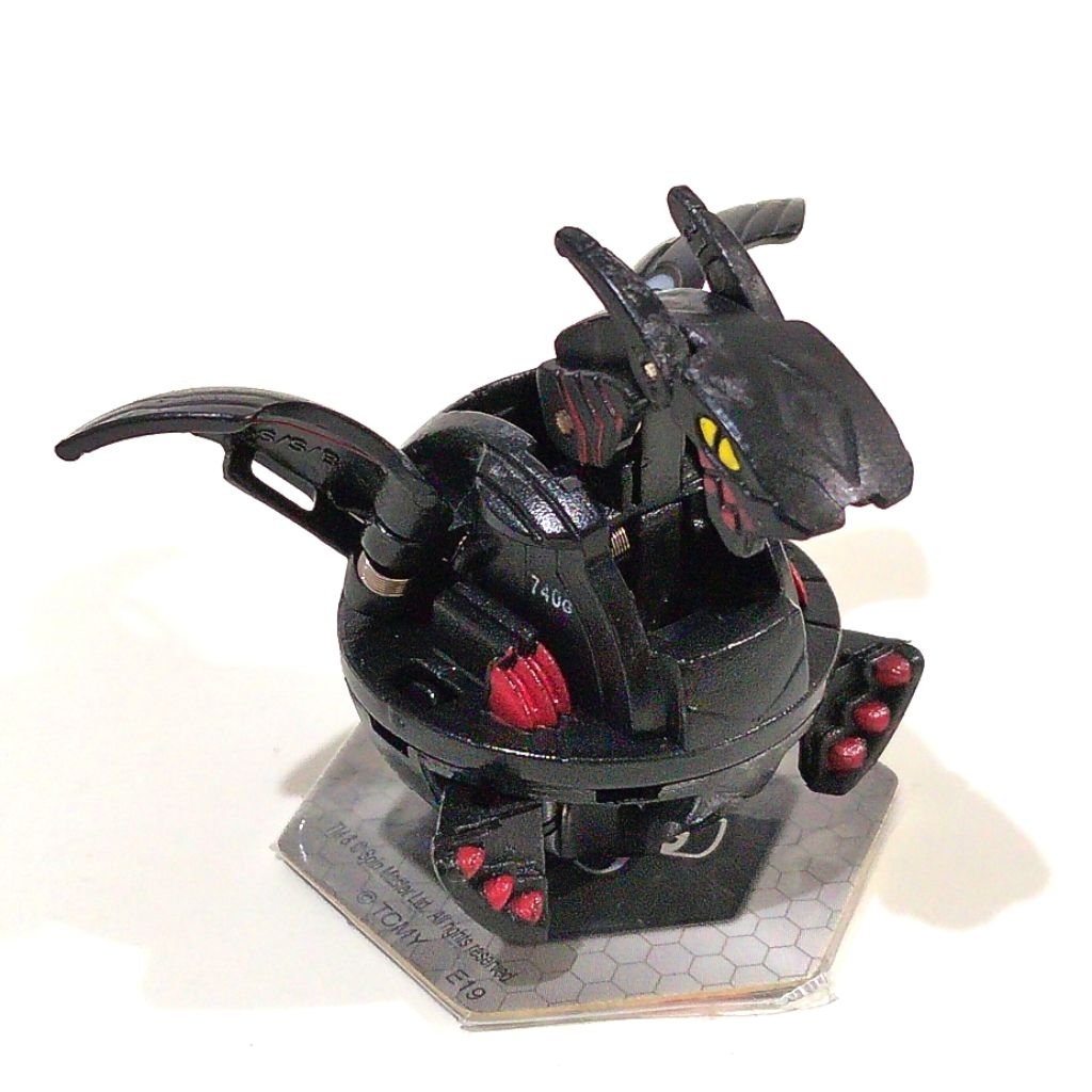Figur Bakugan Darkus Hyper Dragonoid Rare – Mini Figire Original Color Like New +Bonus