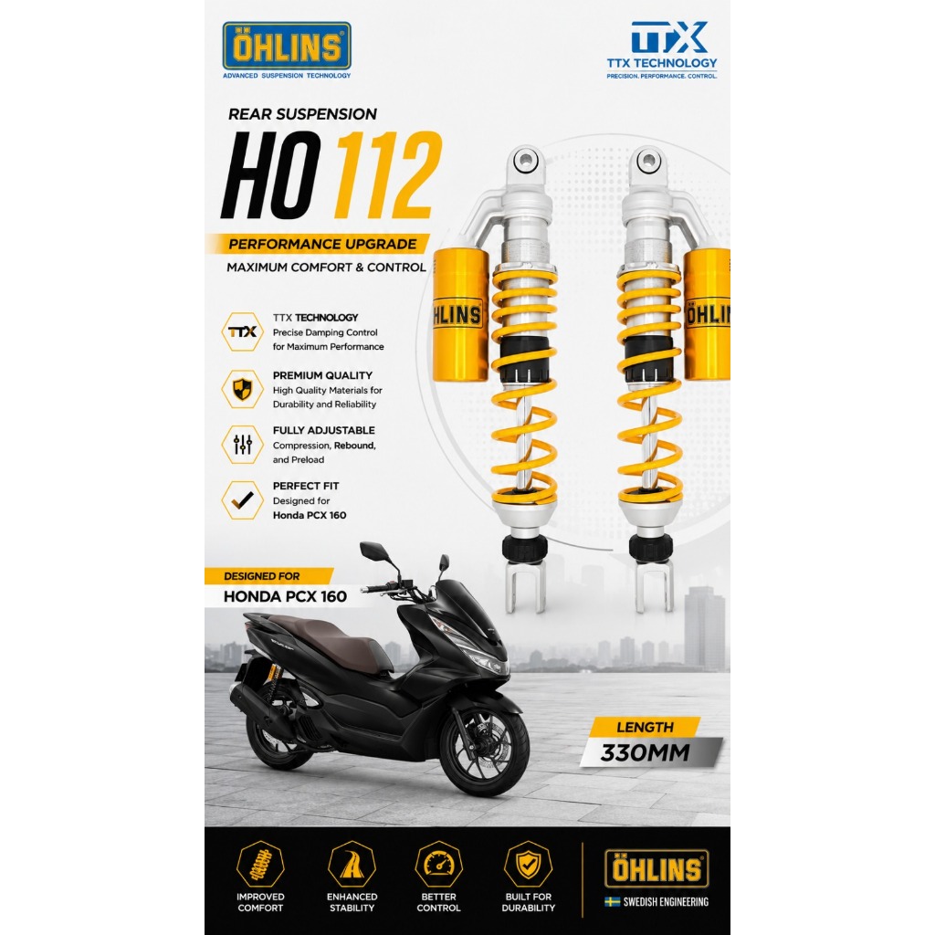 Shock Ohlins Honda Pcx 160 - HO112