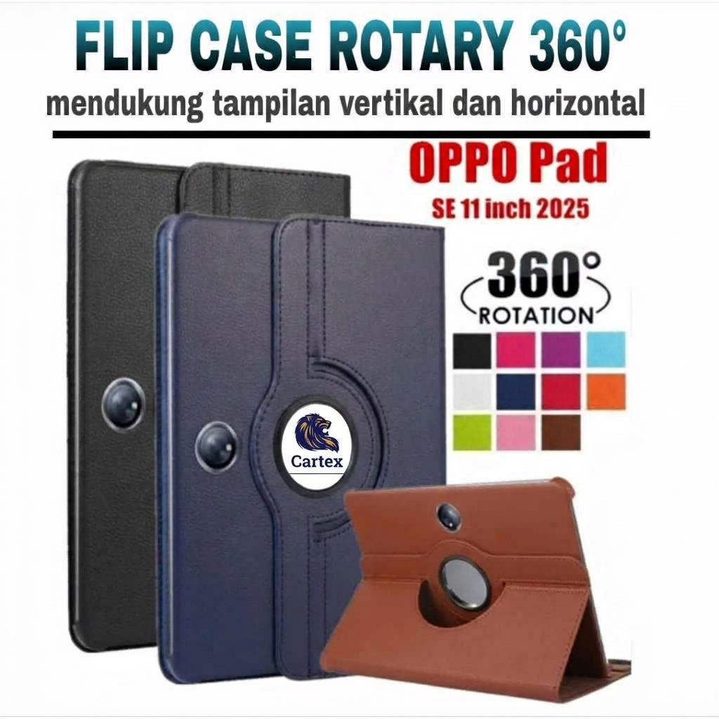Case Rotary Oppo Pad SE 11"inch 2025 / case oppo pad se 11 inch / case oppo pad se / casing oppo pad