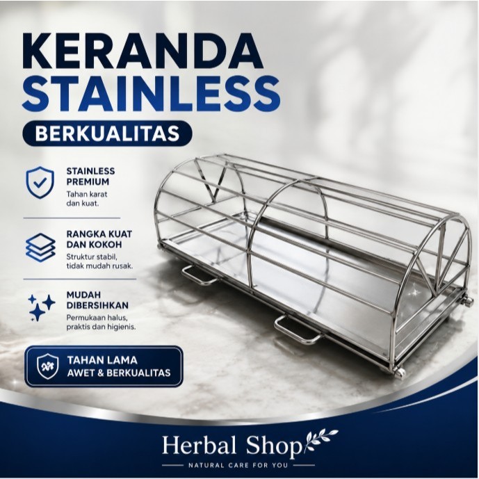 Keranda Mayat Stainless - Keranda Jenazah / Kurung Batang Ambulance