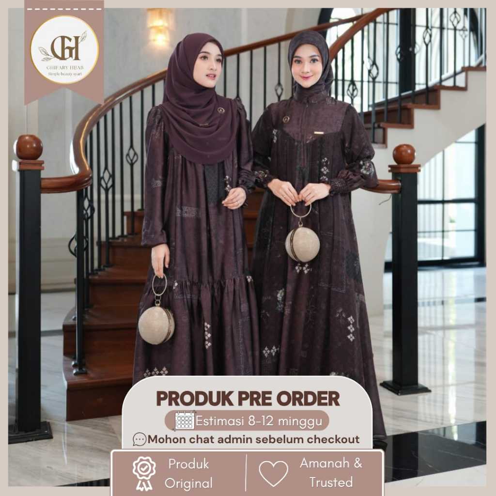 Gemuruh cinta by Artie daily OPEN PRE ORDER (READY AGUSTUS 2026) gamis cantik