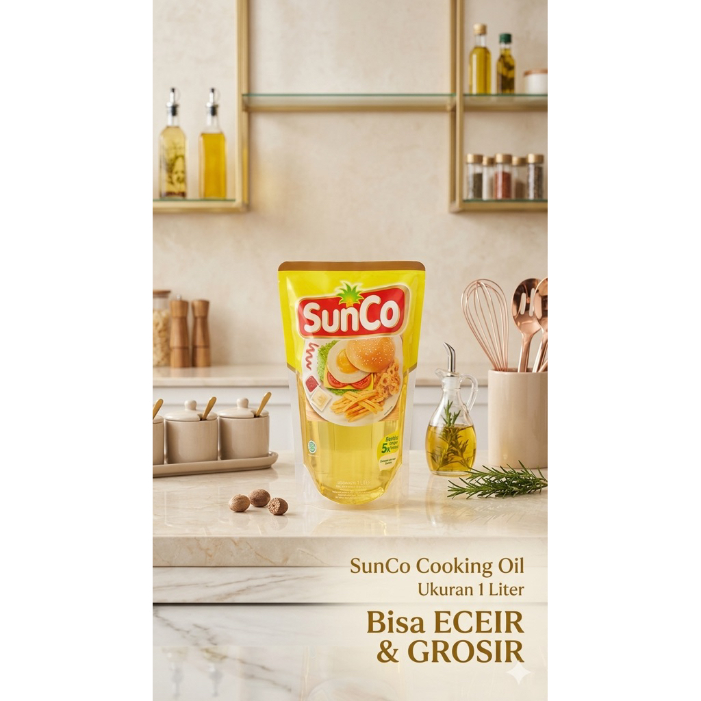 Minyak Sunco 1 Liter Dus isi 12pcs