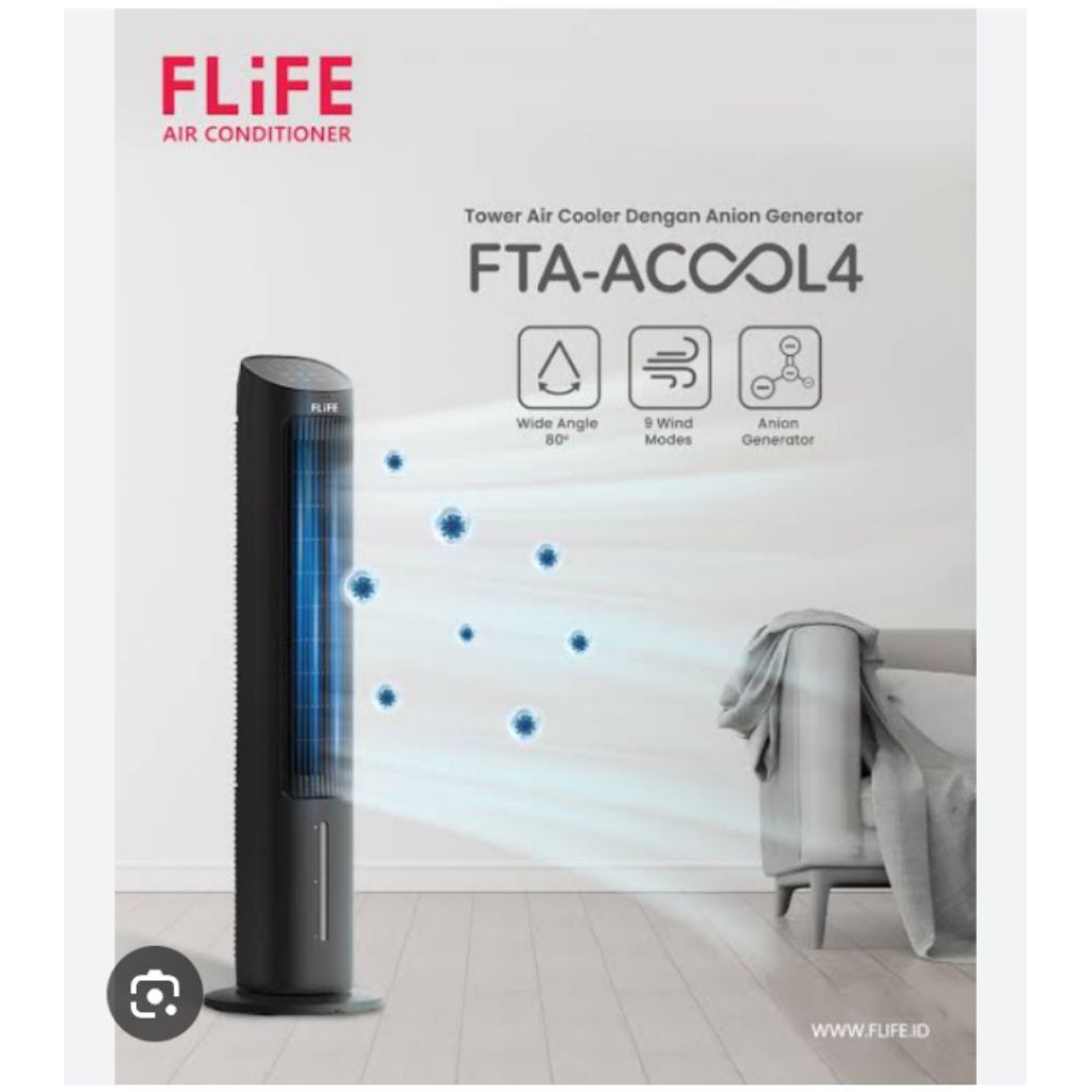 AIR COOLER FLIFE TOWER FT-ACOOL4 PENYEJUK RUANGAN FLIFE