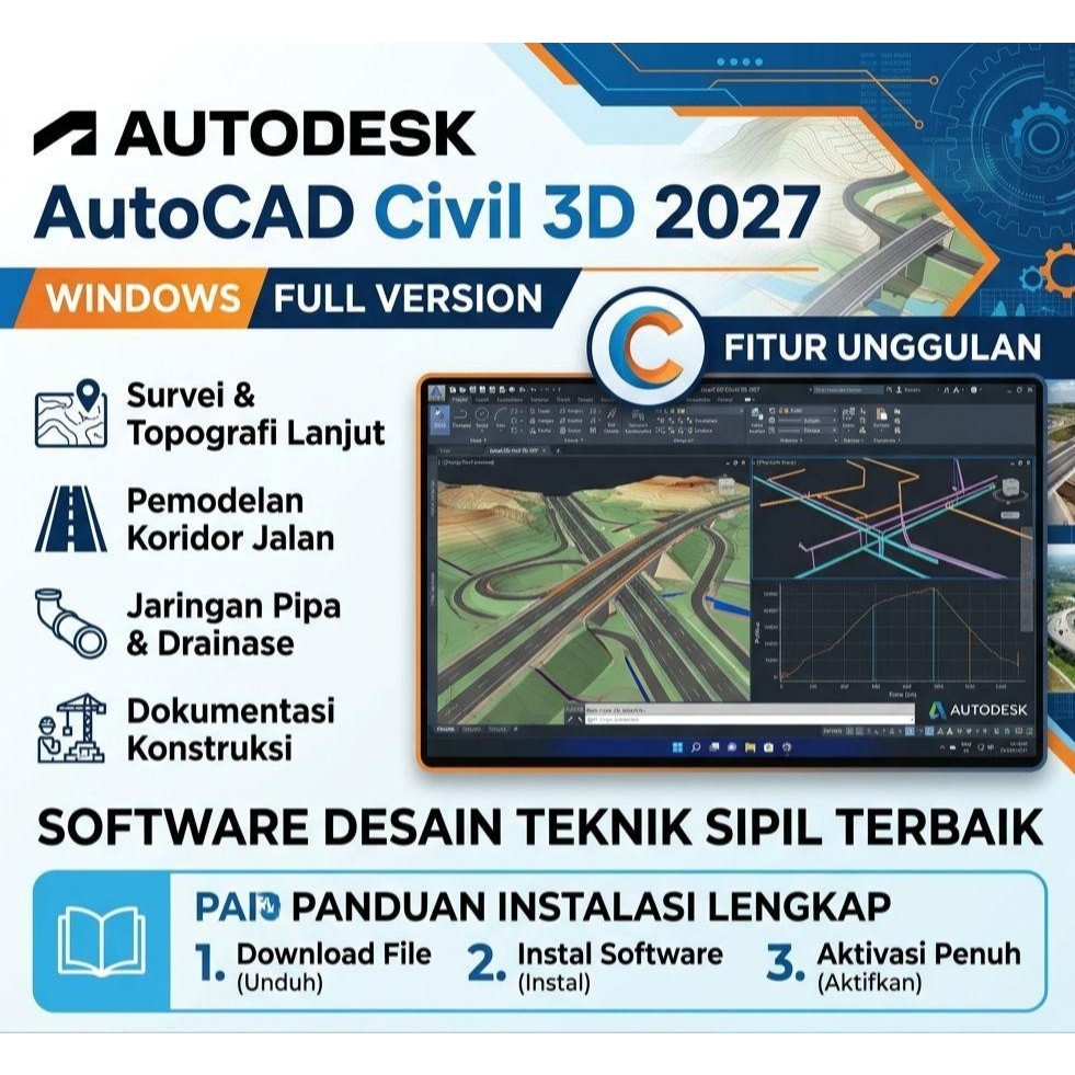 Autodesk AutoCAD Civil 3D 2027 (WIN)