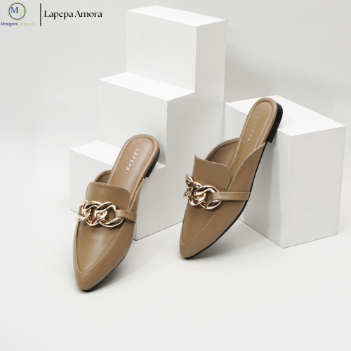 Lapepa AMORA - Sandal Sepatu wanita flat slop
