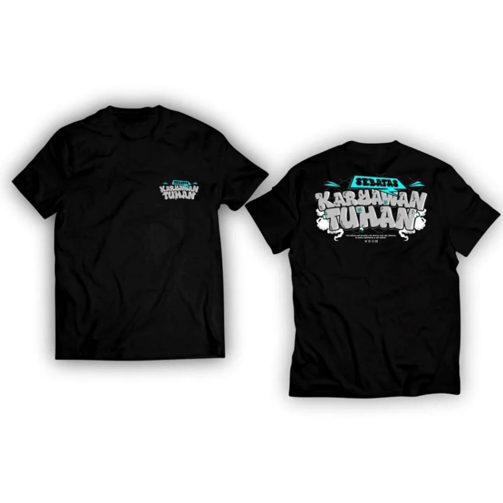 Kaos Sebatas Karyawan Tuhan / Baju Distro Sebatas Karyawan Tuhan / Kaos Pria Dan Wanita Distro Sebat